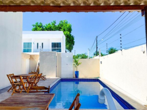 2 suítes c/ Ar, Piscina, Churrasqueira, 400mt Mar